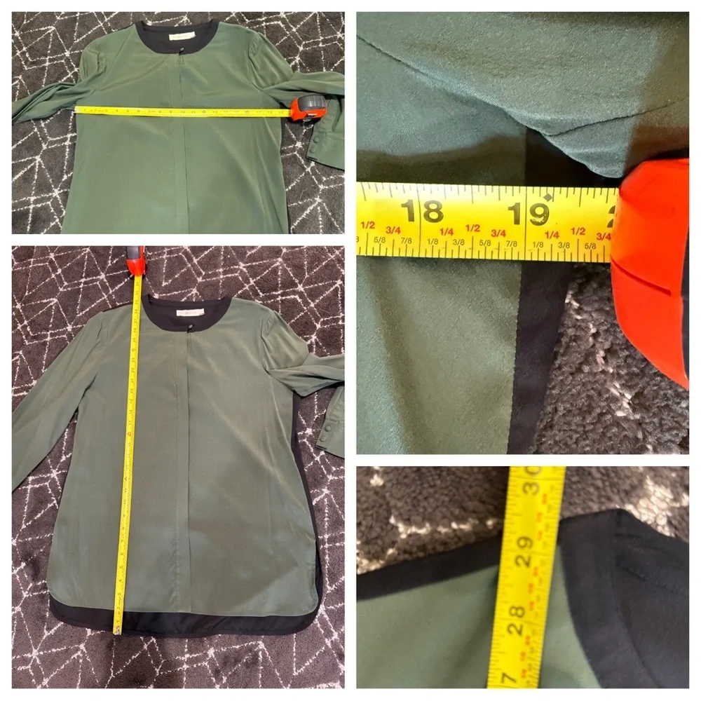 Silk! Tory Burch color blocked blouse